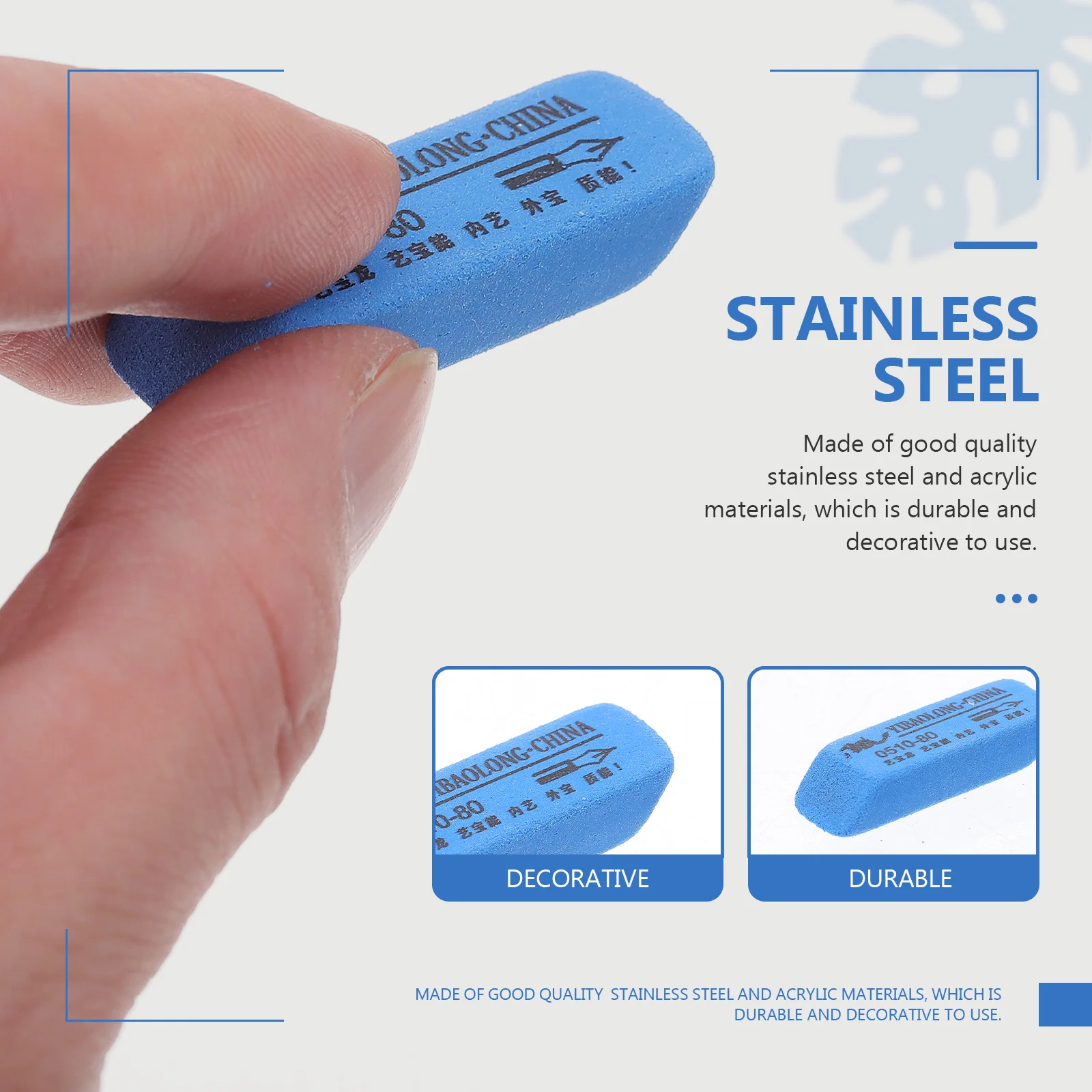 10pcs Derusting Polishing Erasers for Guitar Strings Fret Maintenance Tool Blue Electric Guitar Accessories Oxidation Removal
10pcs Derusting Polishing Erasers for Guitar Strings Fret Maintenance Tool Blue Electric Guitar Accessories Oxidation Removal