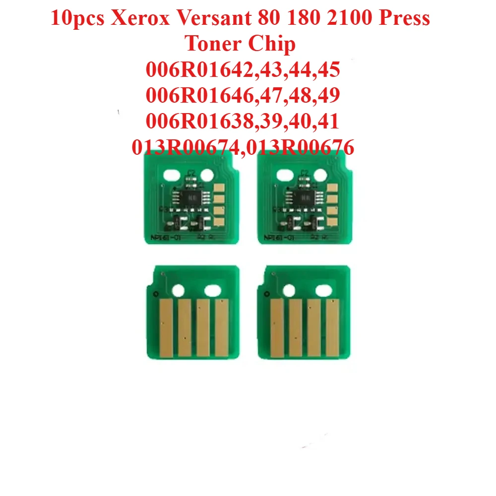 10 шт. Xerox Versant 80 180 2100 чип тонера 006R01642,43,44,45/006R01646,47,48,49/006R01638,39,40,41/013R00674,013R00676
10 шт. Xerox Versant 80 180 2100 чип тонера 006R01642,43,44,45/006R01646,47,48,49/006R01638,39,40,41/013R00674,013R00676