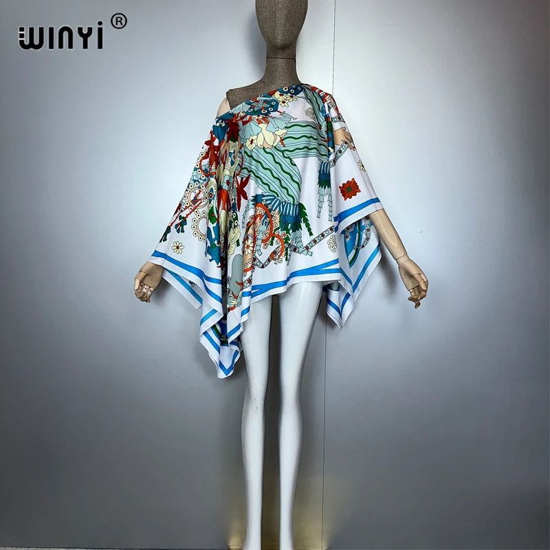 WINYI Boho new Print Bohemian summer Batwing Sleeve top for women beach cover up beach outfits woman holiday clothes
WINYI Boho new Print Bohemian summer Batwing Sleeve top for women beach cover up beach outfits woman holiday clothes