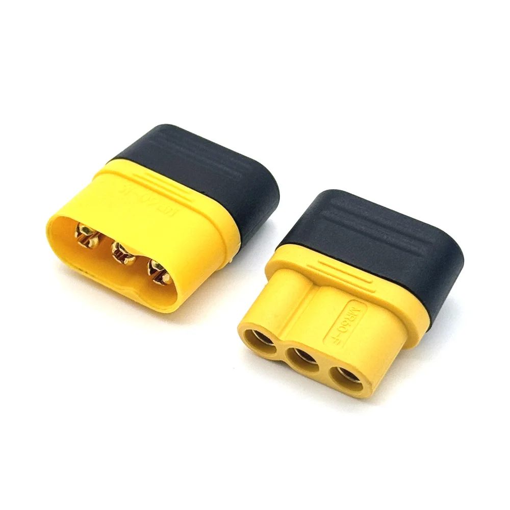 MR60 Connector Plug Male Female Connector 3.5 Bullet Connector for RC Model Motor ESC Connection
MR60 Connector Plug Male Female Connector 3.5 Bullet Connector for RC Model Motor ESC Connection