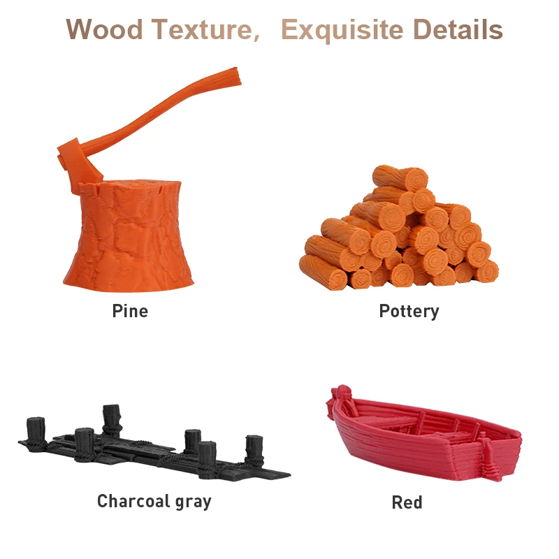 ERYONE Wood PLA Filament 3D Printer PLA Filament 1.75mm +/- 0.03mm, PLA Filament Cardboard for 3D Printer
ERYONE Wood PLA Filament 3D Printer PLA Filament 1.75mm +/- 0.03mm, PLA Filament Cardboard for 3D Printer
