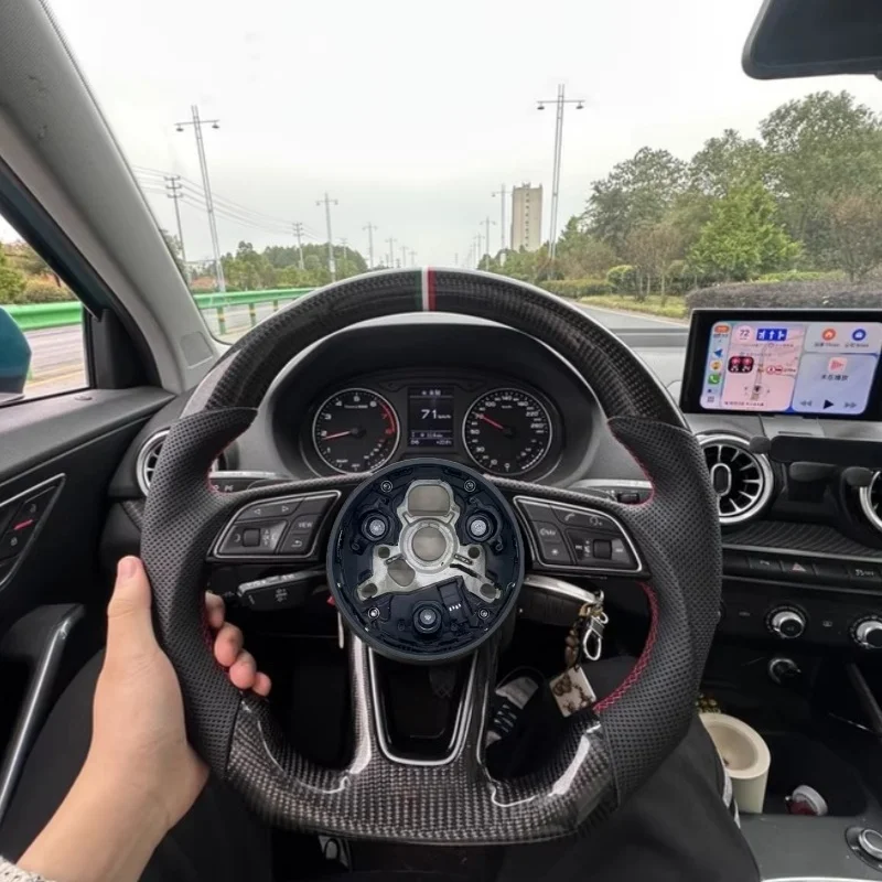 Car Steering Wheel Carbon Fiber Custom Made Leather A4L A5 A3 A6 Q3 Q4 Q5 Q7 A6L A5L C7 A7 S4 S5 R8 Car Accessories For Audi A4
Car Steering Wheel Carbon Fiber Custom Made Leather A4L A5 A3 A6 Q3 Q4 Q5 Q7 A6L A5L C7 A7 S4 S5 R8 Car Accessories For Audi A4