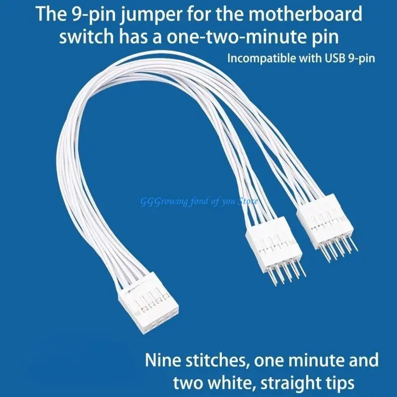 H9EB Motherboard Splitter Adapter для переключателя для сброса ПК Удлиняющий кабель 9PIN Женский до 2 переключателя MALE MALE
H9EB Motherboard Splitter Adapter для переключателя для сброса ПК Удлиняющий кабель 9PIN Женский до 2 переключателя MALE MALE