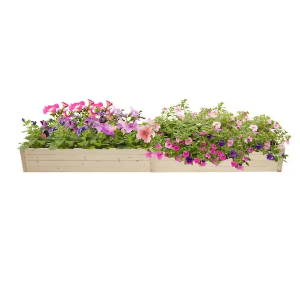 Outdoor Wooden Raised Garden Bed, Elevated Planting Planter Box Kit for Vegetables Fruits Grow Yard Gardening
Outdoor Wooden Raised Garden Bed, Elevated Planting Planter Box Kit for Vegetables Fruits Grow Yard Gardening