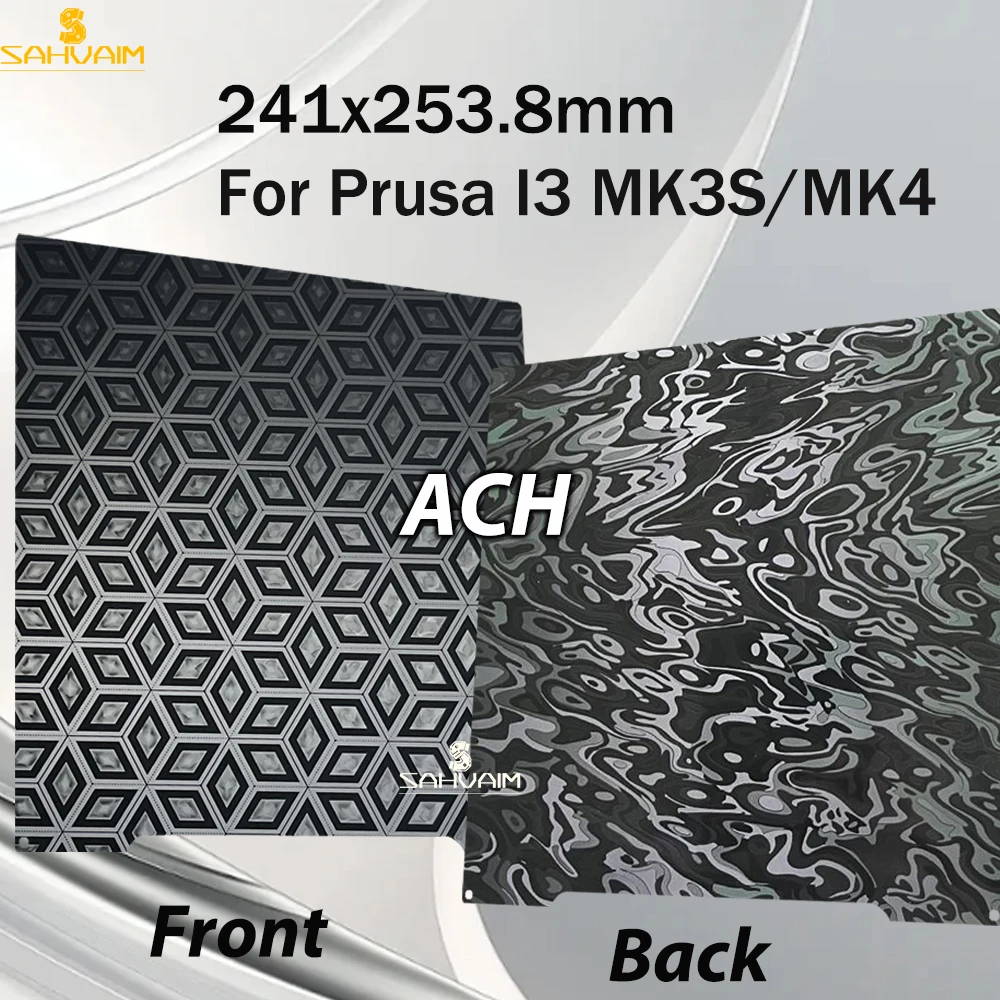 Компьютерная пластина ACH для Prusa Mk4 Prusa Mk3s Компьютерная пластина Prusa I3 Mk3s 241*254 мм Пружинный стальной лист Детали 3D-принтера Кровать с подогревом
Компьютерная пластина ACH для Prusa Mk4 Prusa Mk3s Компьютерная пластина Prusa I3 Mk3s 241*254 мм Пружинный стальной лист Детали 3D-принтера Кровать с подогревом