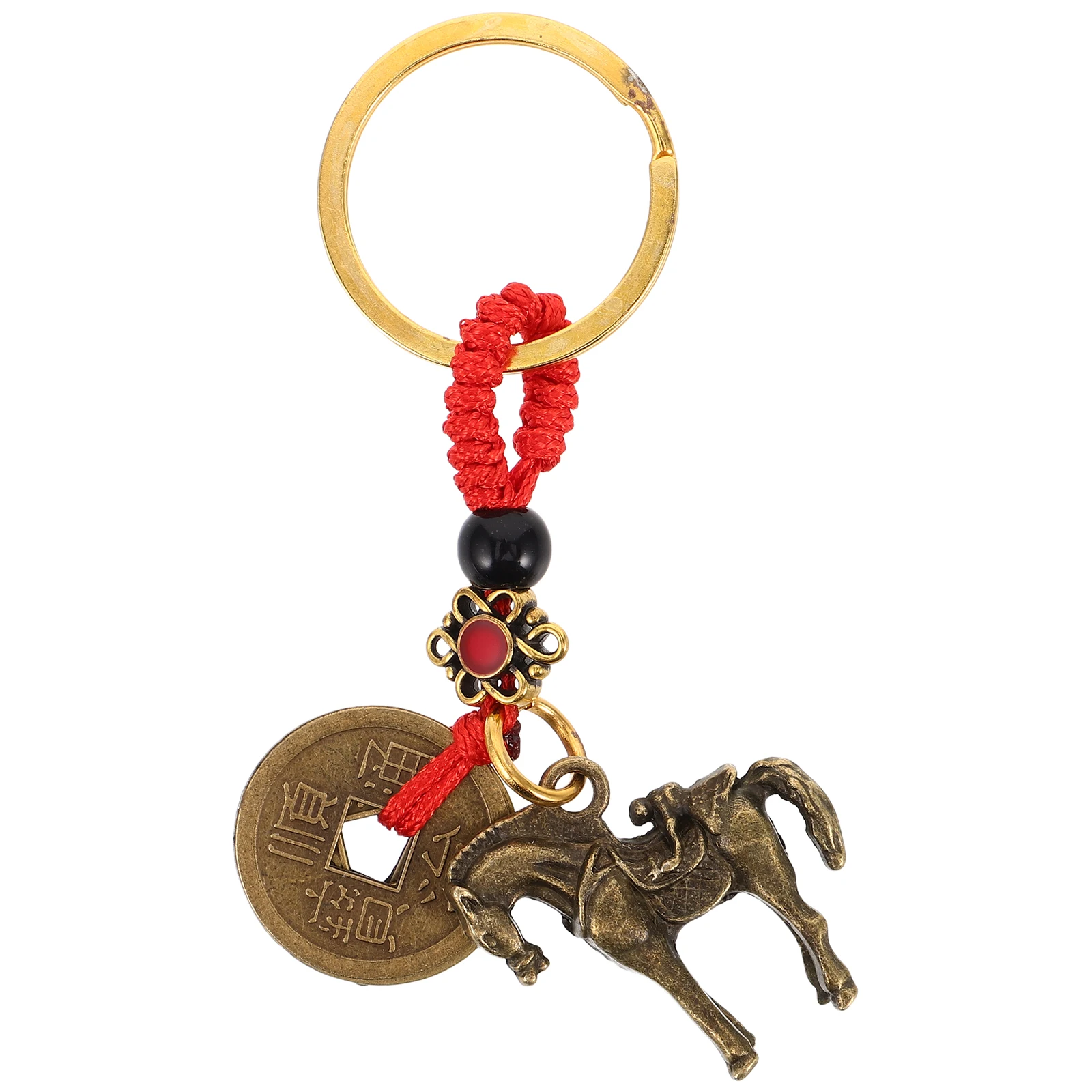 Brass Car Pendant Chinese Horse Lucky Charm Wealth Attracting Feng Shui Five Emperor Coins Rearview Mirror Hanging
Brass Car Pendant Chinese Horse Lucky Charm Wealth Attracting Feng Shui Five Emperor Coins Rearview Mirror Hanging