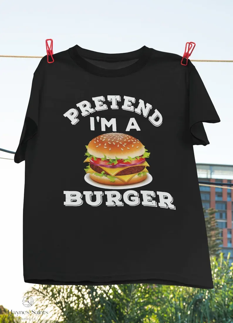 Pretend I'm A Burger Food Costumes Vintage T-Shirt, Hamburger Shirt, Burger Shirt, Fast Food Shirt, Hamburger Lovers Gift Shirt
Pretend I'm A Burger Food Costumes Vintage T-Shirt, Hamburger Shirt, Burger Shirt, Fast Food Shirt, Hamburger Lovers Gift Shirt
