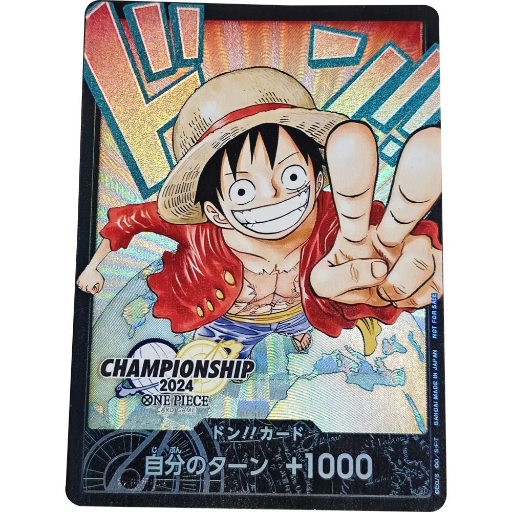 Anime OPCG Collection Card 2024 Championship Card Monkey D Luffy Textured Refractive Color Flashing Child Gifts
Anime OPCG Collection Card 2024 Championship Card Monkey D Luffy Textured Refractive Color Flashing Child Gifts