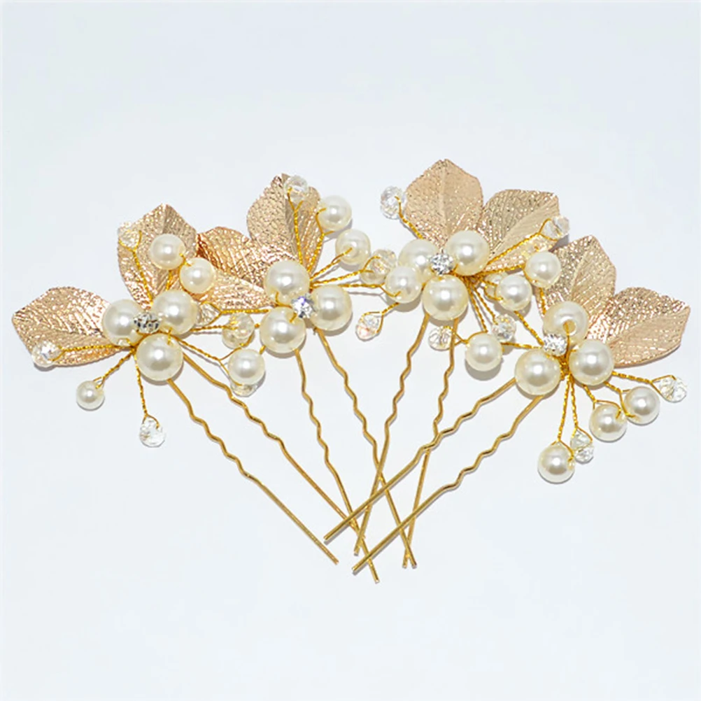 4Pcs Hairpins UShape Headdress Pearl Inlaid Alloy Leaves Women Hair Accessories Wedding Daily Use LongLasting HairCare Styling
4Pcs Hairpins UShape Headdress Pearl Inlaid Alloy Leaves Women Hair Accessories Wedding Daily Use LongLasting HairCare Styling