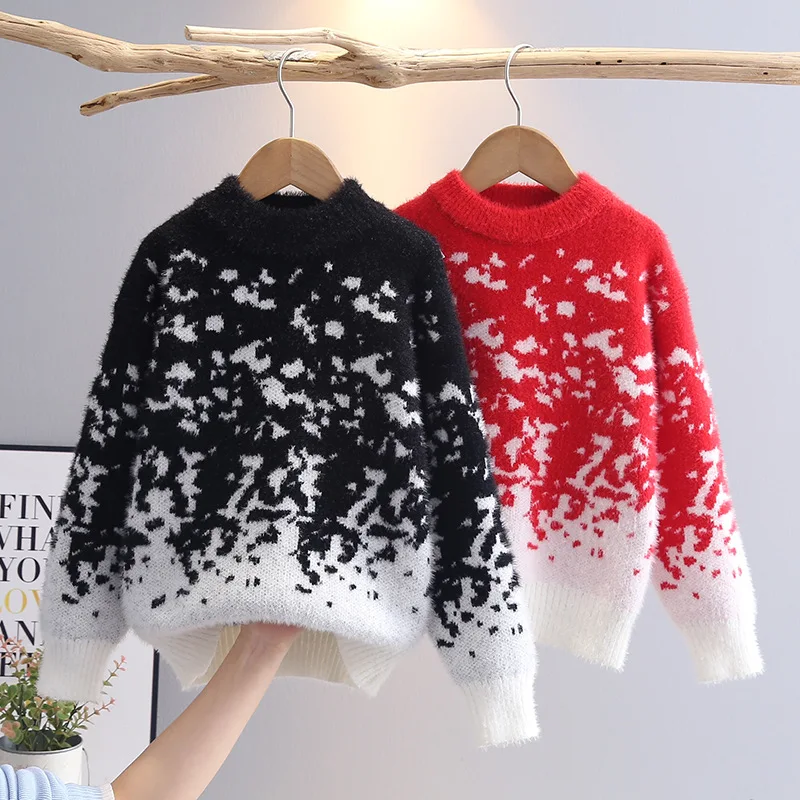 2025 Fall Winter Knit Clothes for Children Black Spot Boys Sweaters Nice Cozy Red Girls Pullover Keep Warm Kids Clothing IY07131
2025 Fall Winter Knit Clothes for Children Black Spot Boys Sweaters Nice Cozy Red Girls Pullover Keep Warm Kids Clothing IY07131