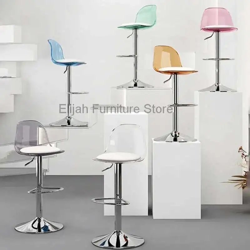 Acrylic Salon Bar Chair Swivel Counter Nordic Simple Reception Chair Island Design Bancos De Bar Cadeiras Sedie Furniture HD50BY
Acrylic Salon Bar Chair Swivel Counter Nordic Simple Reception Chair Island Design Bancos De Bar Cadeiras Sedie Furniture HD50BY
