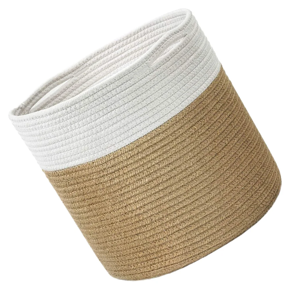Woven Flower Basket Baskets Hand-woven Cotton Rope Handheld Exquisite Storage Baby Planter Indoor
Woven Flower Basket Baskets Hand-woven Cotton Rope Handheld Exquisite Storage Baby Planter Indoor