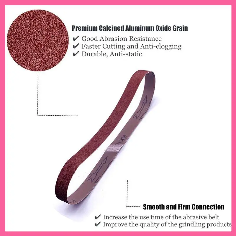 HOT-24 Pcs 1X30 Inch Aluminum Oxide Sanding Belts Heavy Duty Sanding Belts Multipurpose Abrasive Belts For Belt Sander
HOT-24 Pcs 1X30 Inch Aluminum Oxide Sanding Belts Heavy Duty Sanding Belts Multipurpose Abrasive Belts For Belt Sander