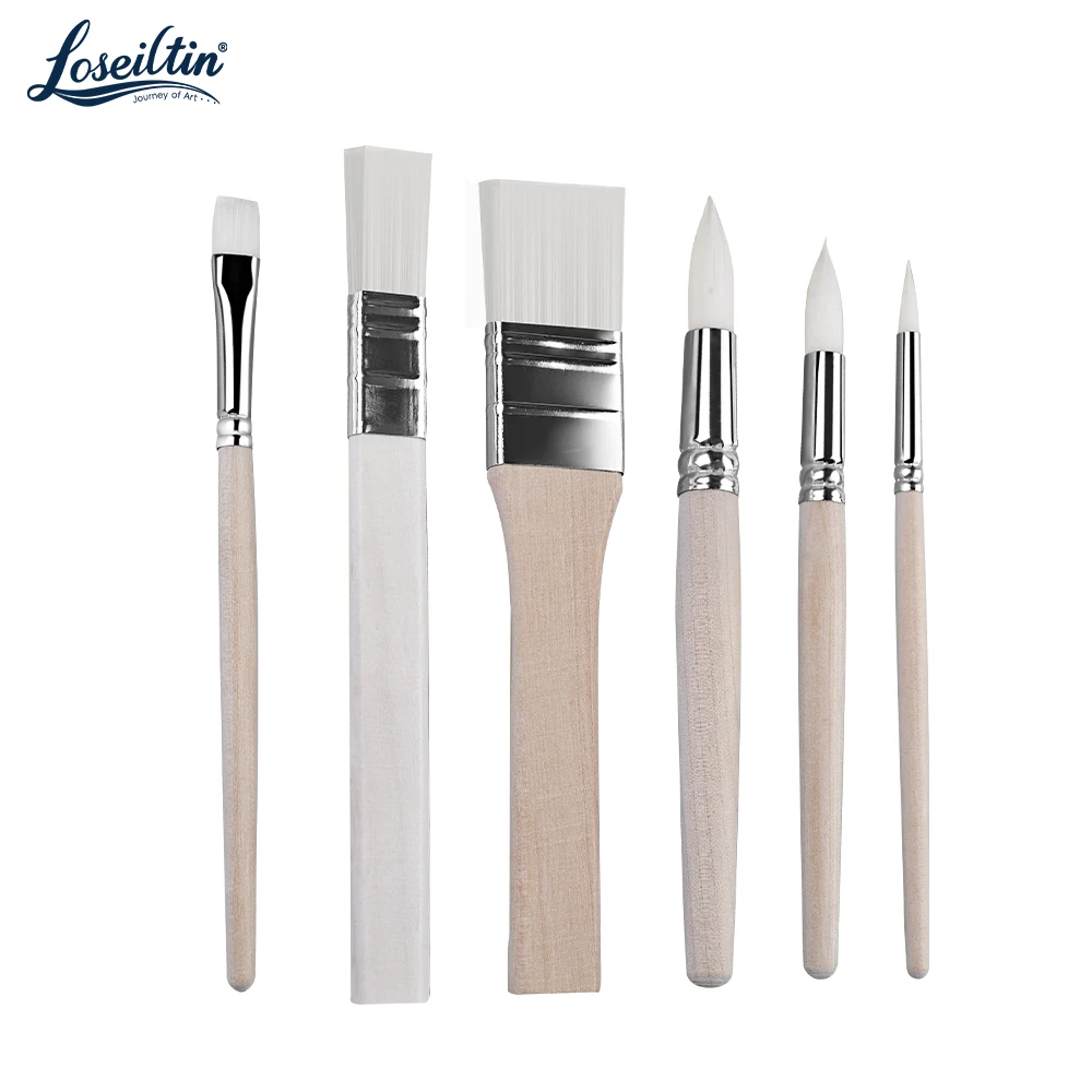 Детский набор деревянных нейлоновых кистей для акварельной живописи маслом, китайская живопись, акриловые художественные кисти для детей
Детский набор деревянных нейлоновых кистей для акварельной живописи маслом, китайская живопись, акриловые художественные кисти для детей