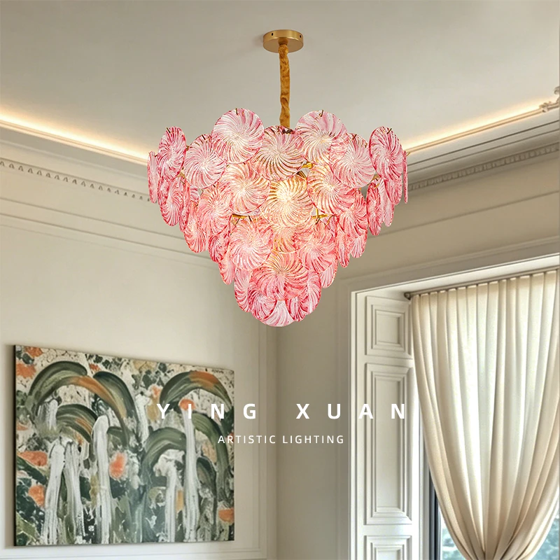 Modern French Art Dining Table Ceiling Pendant Lamp Villa Living Room Bedroom Restaurant Hanging Lamp Designer Glass Chandelier
Modern French Art Dining Table Ceiling Pendant Lamp Villa Living Room Bedroom Restaurant Hanging Lamp Designer Glass Chandelier