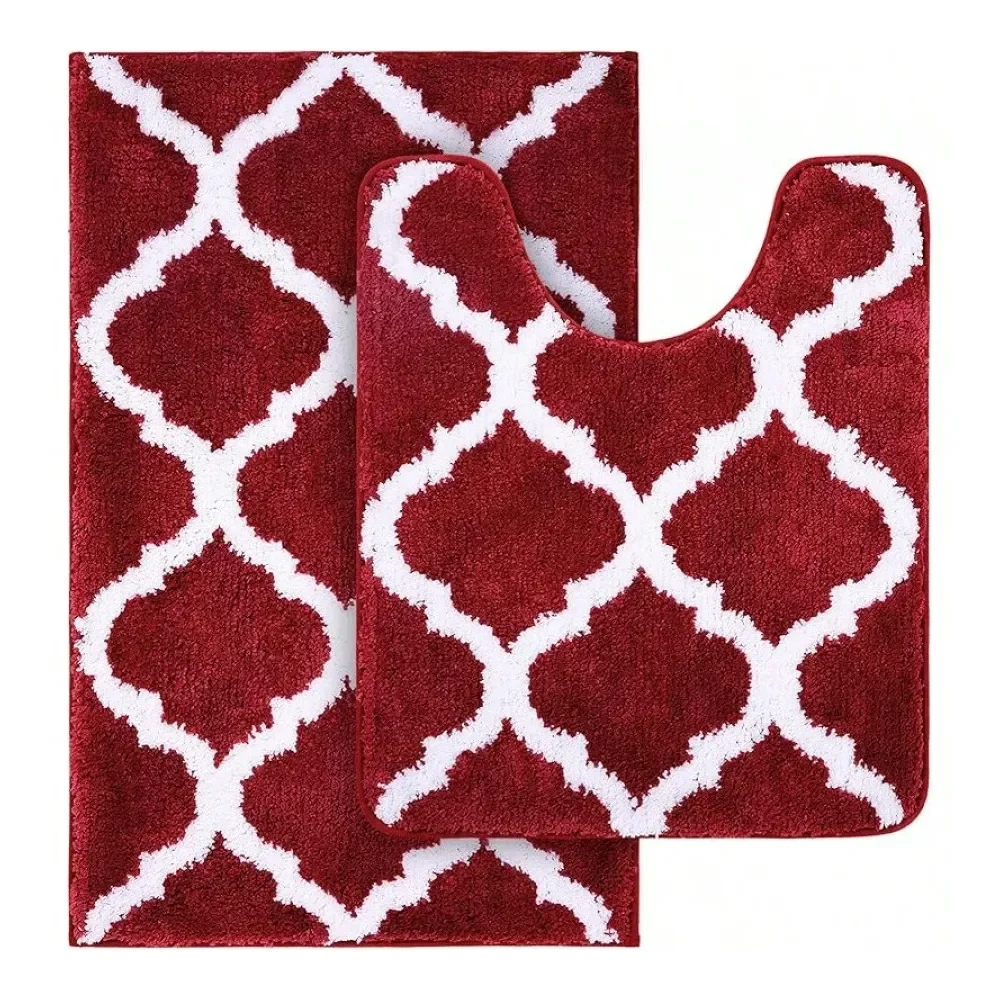 Rugs Set 2 Piece, Microfiber Bath Shower And UShaped Toilet Rug, Washable And Dryable, NonSlip Absorbent Shaggy Bath Mats Tub,
Rugs Set 2 Piece, Microfiber Bath Shower And UShaped Toilet Rug, Washable And Dryable, NonSlip Absorbent Shaggy Bath Mats Tub,