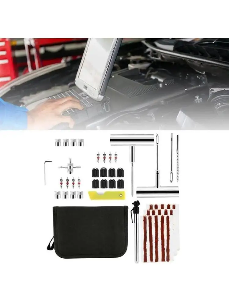 31BC Comprehensive Tire Repair 46pcs Efficient Tire Repair set for Tire Puncture
31BC Comprehensive Tire Repair 46pcs Efficient Tire Repair set for Tire Puncture