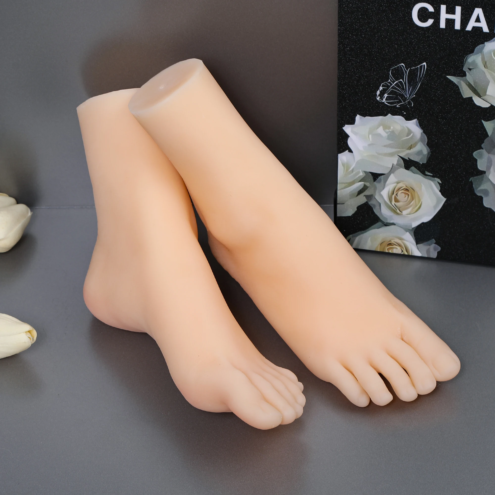 Silicone Foot Model Simulation Nail Practice Female Mannequin Foot Fetish For Manicure Photograph Shoes Jewelry Display 3805
Silicone Foot Model Simulation Nail Practice Female Mannequin Foot Fetish For Manicure Photograph Shoes Jewelry Display 3805