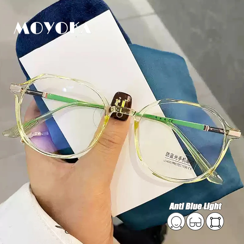Fashion Korean Eyeglasses Transparent Computer Eyewear Large Round Vintage Elegant Anti-Blue Light Optical Spectacles Women Men
Fashion Korean Eyeglasses Transparent Computer Eyewear Large Round Vintage Elegant Anti-Blue Light Optical Spectacles Women Men