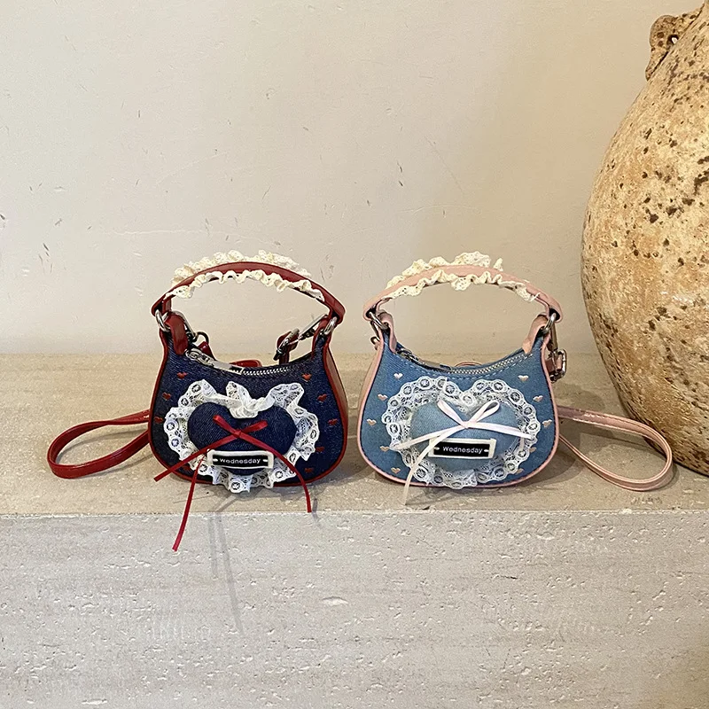 Sweet Lace Crossbody Bags for Woman Shoulder Bags Bow Purse and Handbags Designer Bag Mother Kids Bags for Girl Сумка Женская
Sweet Lace Crossbody Bags for Woman Shoulder Bags Bow Purse and Handbags Designer Bag Mother Kids Bags for Girl Сумка Женская