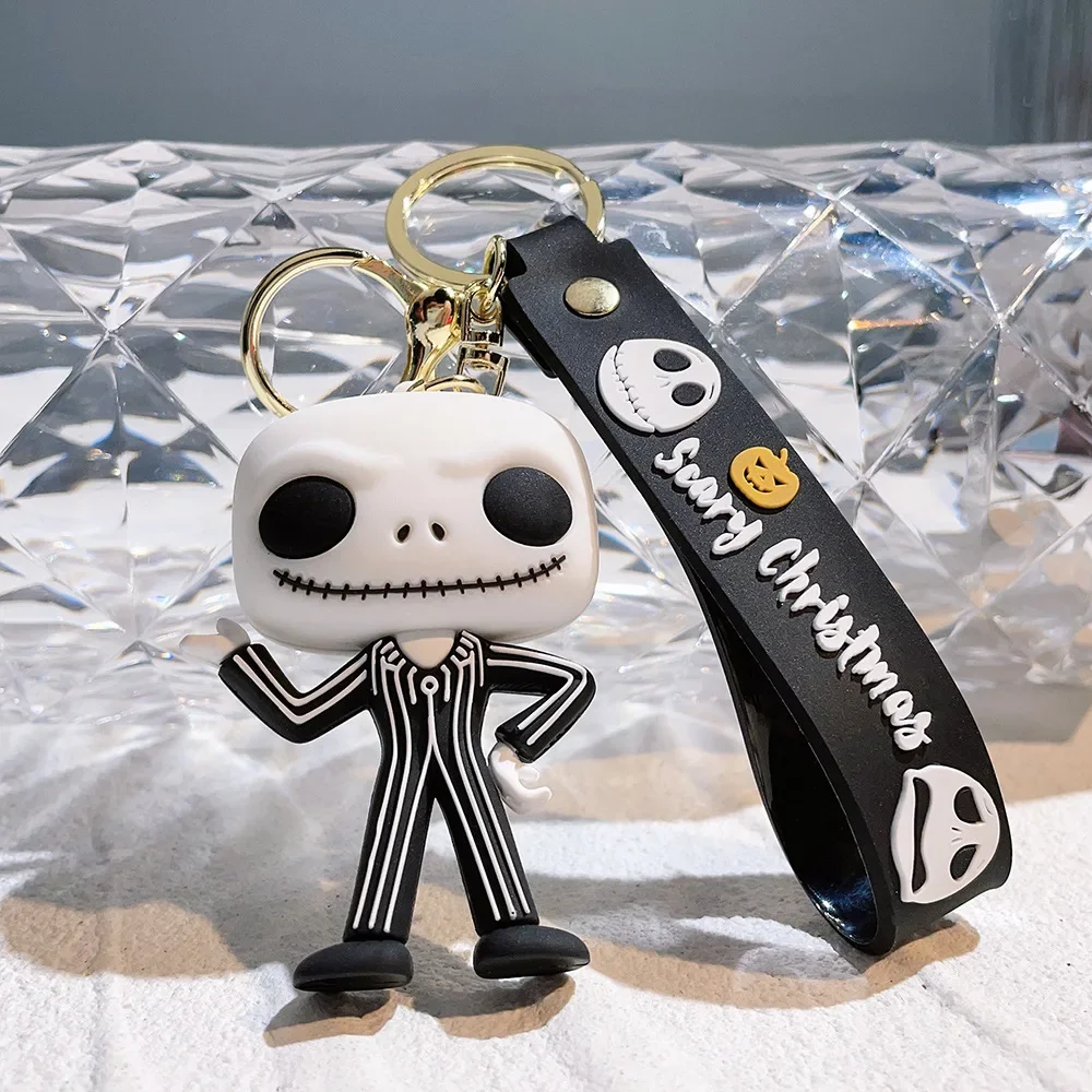 Halloween Nightmare Before The Christmas Keyring Keychain Jack Skellington Sally Pendant Keyrings Cute Doll Key Holder Jewelry
Halloween Nightmare Before The Christmas Keyring Keychain Jack Skellington Sally Pendant Keyrings Cute Doll Key Holder Jewelry