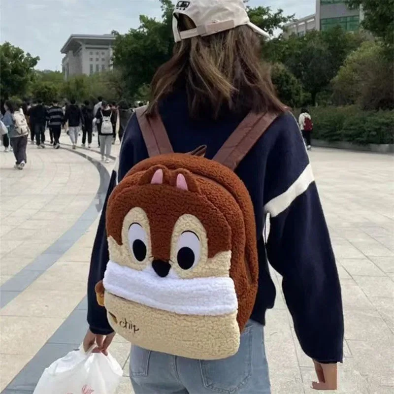 Disney Cute Chipmunk Plush Backpack Sewing Letter Backpack Cartoon Chichititi Plush Bag School Travel Festival Birthday Gift
Disney Cute Chipmunk Plush Backpack Sewing Letter Backpack Cartoon Chichititi Plush Bag School Travel Festival Birthday Gift