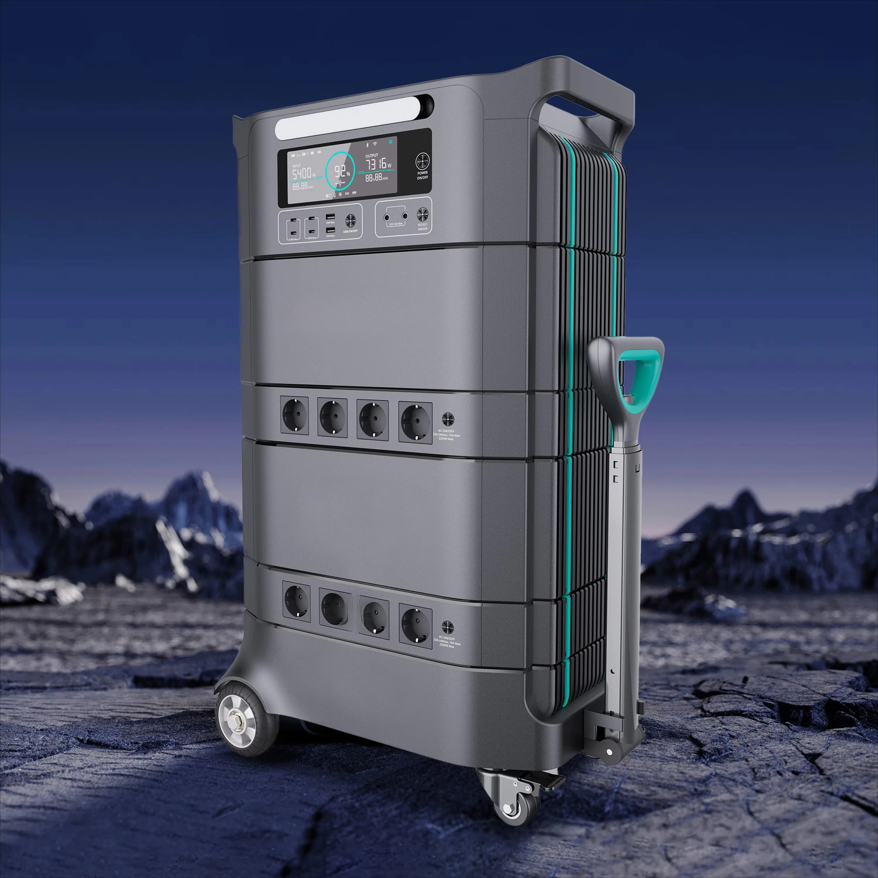 Outdoor Home Solar Energy System AC 220v Lithium Ups Solar Portable Power Station with Solar Panels
Outdoor Home Solar Energy System AC 220v Lithium Ups Solar Portable Power Station with Solar Panels