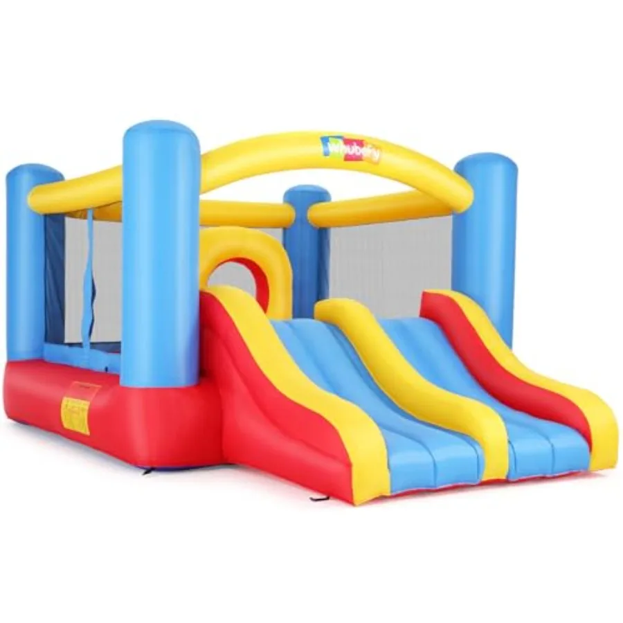 Whubefy 12.6x9FT Bounce House for 3-6 with Blower Large Inflatable Bounce House with Double Slide Central Obstacle Toddler Jump
Whubefy 12.6x9FT Bounce House for 3-6 with Blower Large Inflatable Bounce House with Double Slide Central Obstacle Toddler Jump
