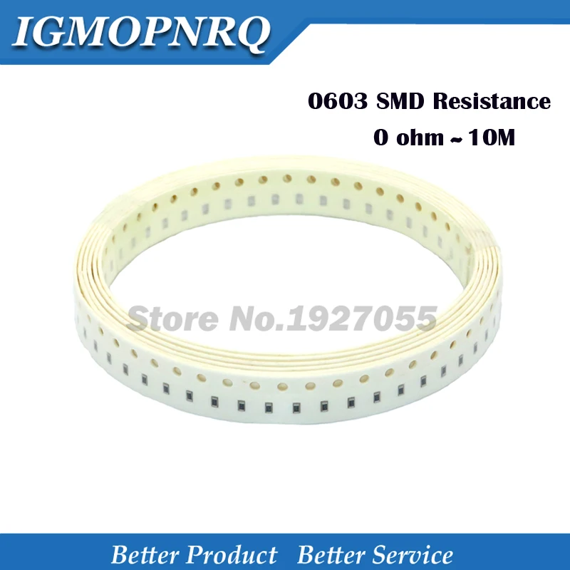 100 шт. 0603 SMD 1/8 Вт Сопротивление чипового резистора 0 Ом ~ 10 м ом 0R 1R 18R 47R 56R 470R 1K 4,7 K 47K 10K 100K 220K 680K 560K
100 шт. 0603 SMD 1/8 Вт Сопротивление чипового резистора 0 Ом ~ 10 м ом 0R 1R 18R 47R 56R 470R 1K 4,7 K 47K 10K 100K 220K 680K 560K