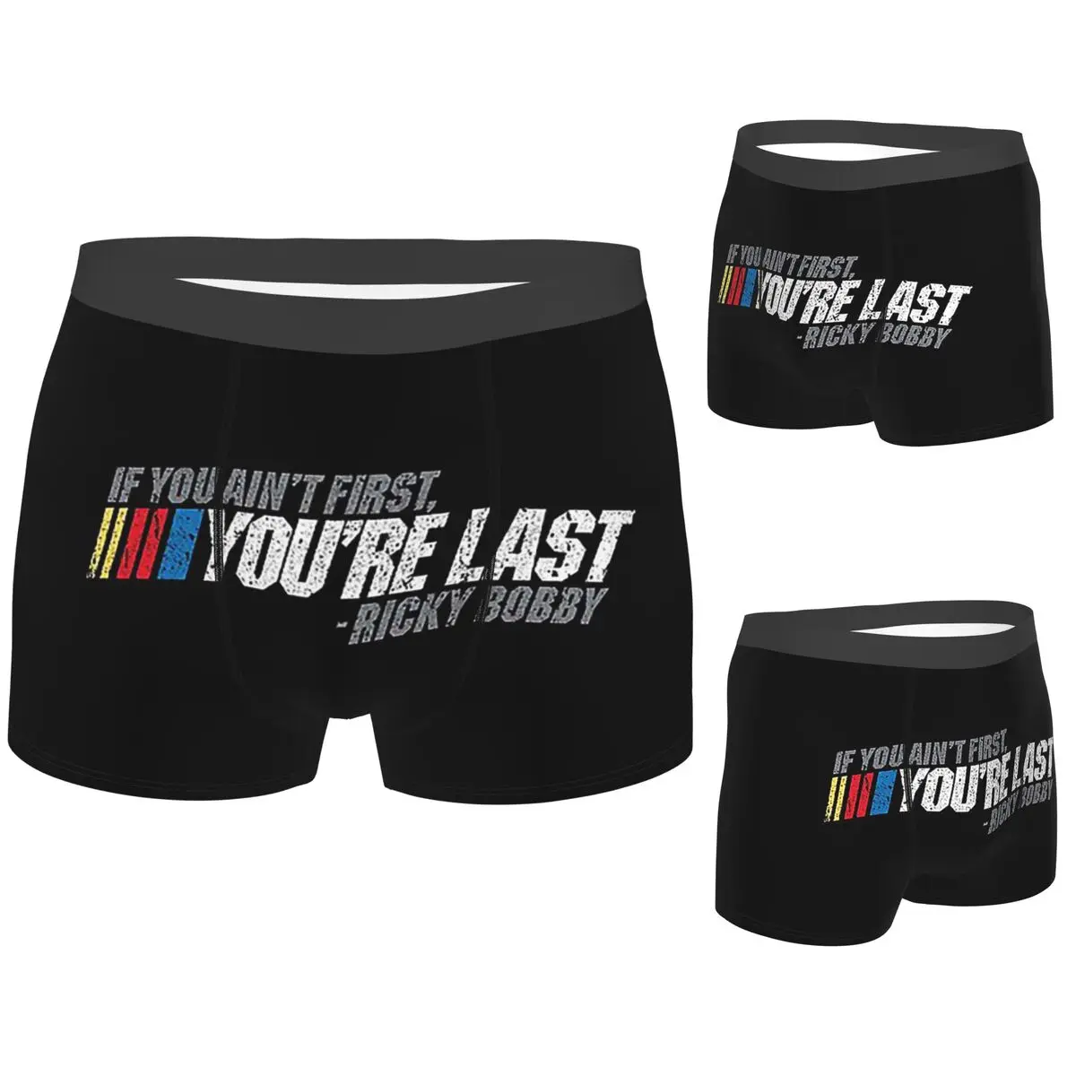 Boxer Underpants Shorts If You Ain't First, You're Last - Ricky Bobb Panties Male Breathable Underwear for Homme Man Gifts
Boxer Underpants Shorts If You Ain't First, You're Last - Ricky Bobb Panties Male Breathable Underwear for Homme Man Gifts