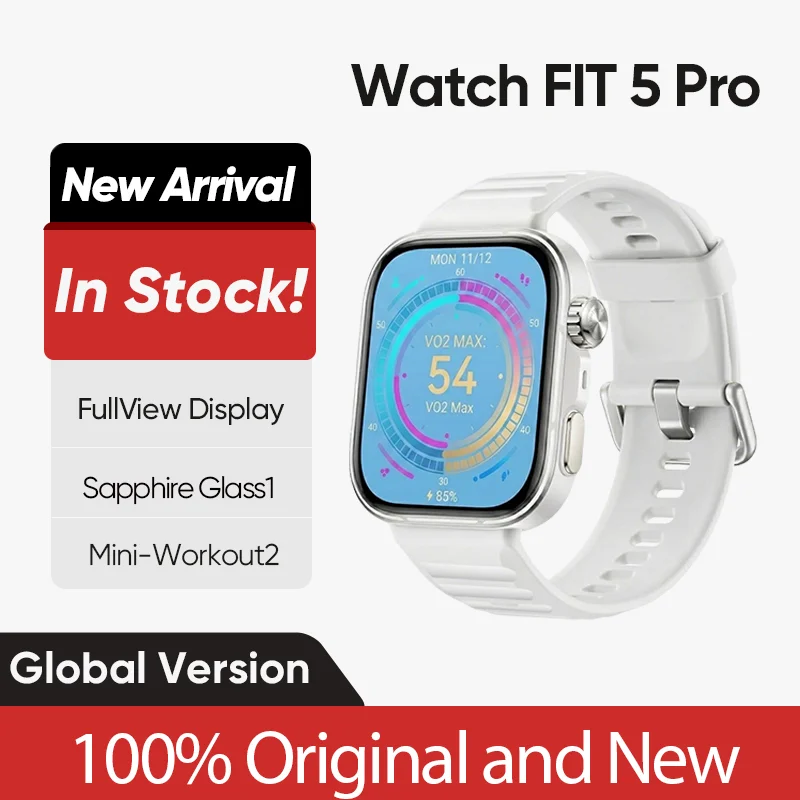 Global Version HUAWEI Watch FIT 5 Pro Smartwatch 1.92" Display up to 10-day battery life compatible with iOS and Android
Global Version HUAWEI Watch FIT 5 Pro Smartwatch 1.92" Display up to 10-day battery life compatible with iOS and Android