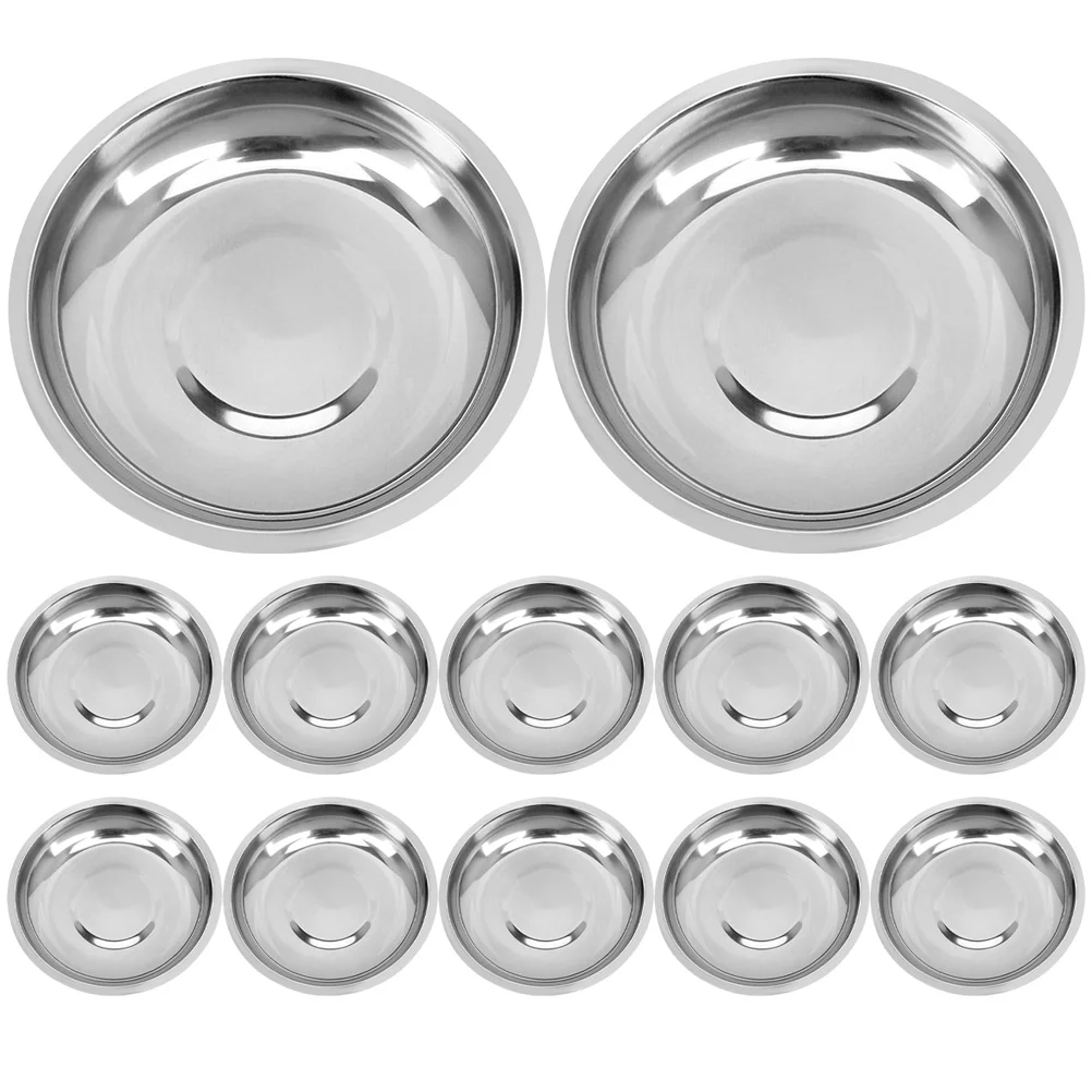 12 Pcs Silver Tray Stainless Steel Plate Prep Bowls for Cooking Small Metal Food Cups Dipping Child
12 Pcs Silver Tray Stainless Steel Plate Prep Bowls for Cooking Small Metal Food Cups Dipping Child