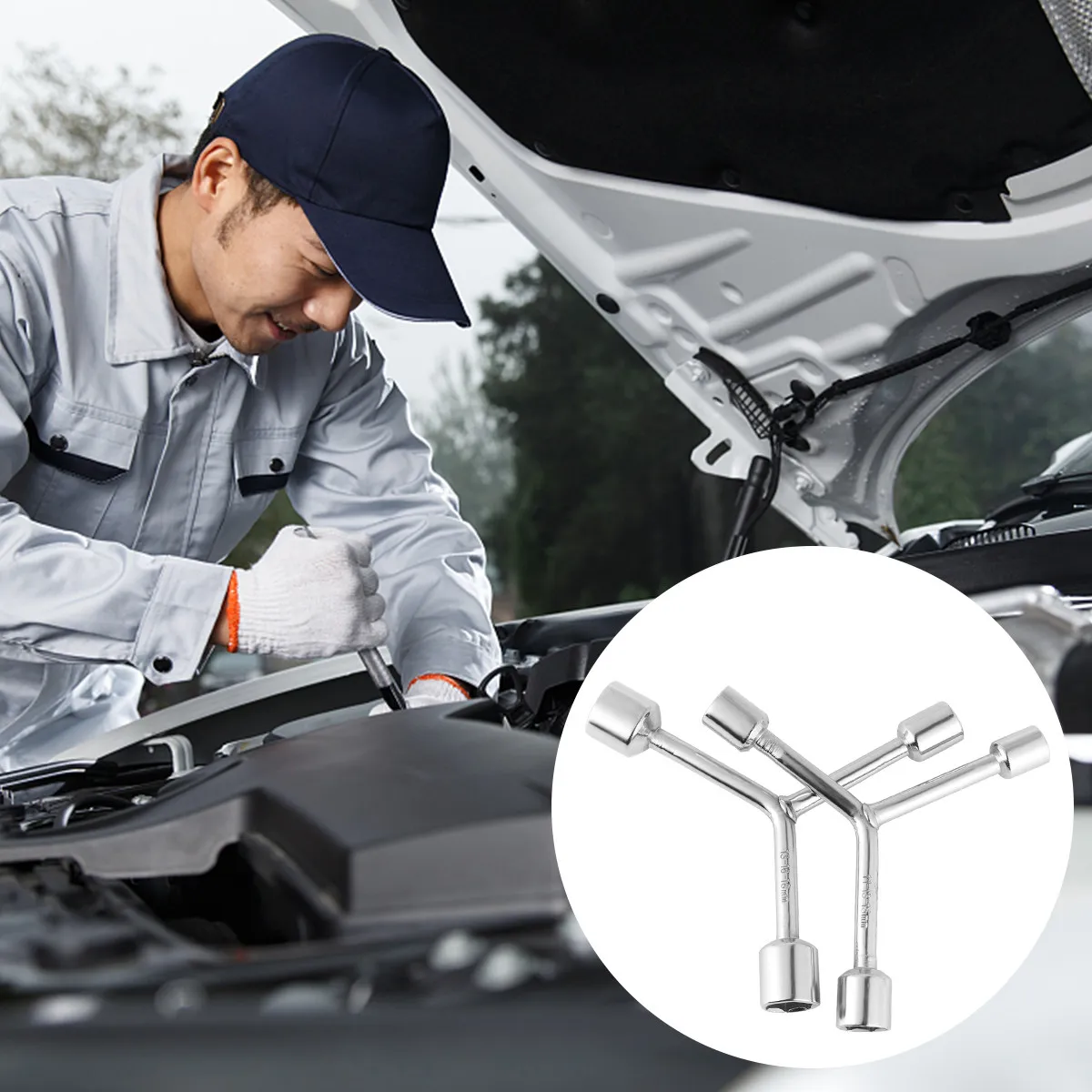 Набор из 1 шт. 3-сторонний Y-образный ключ для гаек, сверхпрочный стальной, для ремонта велосипедов, для мастерских и дома, ручной инструмент, серебристый
Набор из 1 шт. 3-сторонний Y-образный ключ для гаек, сверхпрочный стальной, для ремонта велосипедов, для мастерских и дома, ручной инструмент, серебристый