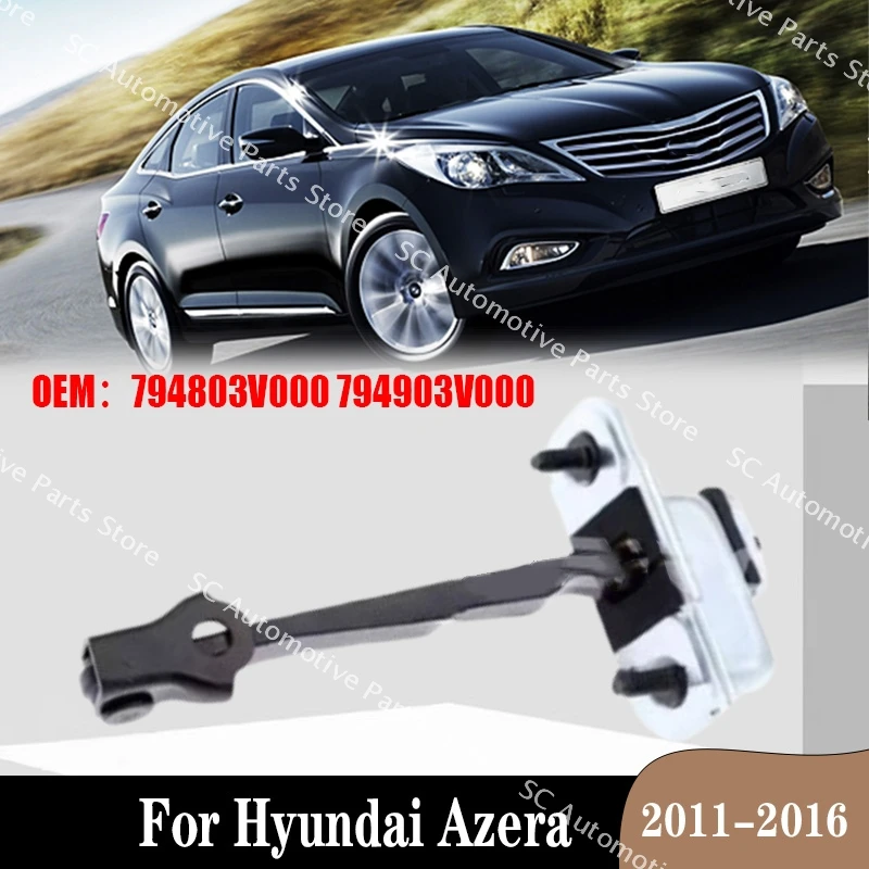 Для Hyundai Azera 2011-2016: Ограничитель открывания передних и задних дверей (фиксатор, ограничительный ремень) 794803V000 794903V000 793803V000 793903V000
Для Hyundai Azera 2011-2016: Ограничитель открывания передних и задних дверей (фиксатор, ограничительный ремень) 794803V000 794903V000 793803V000 793903V000