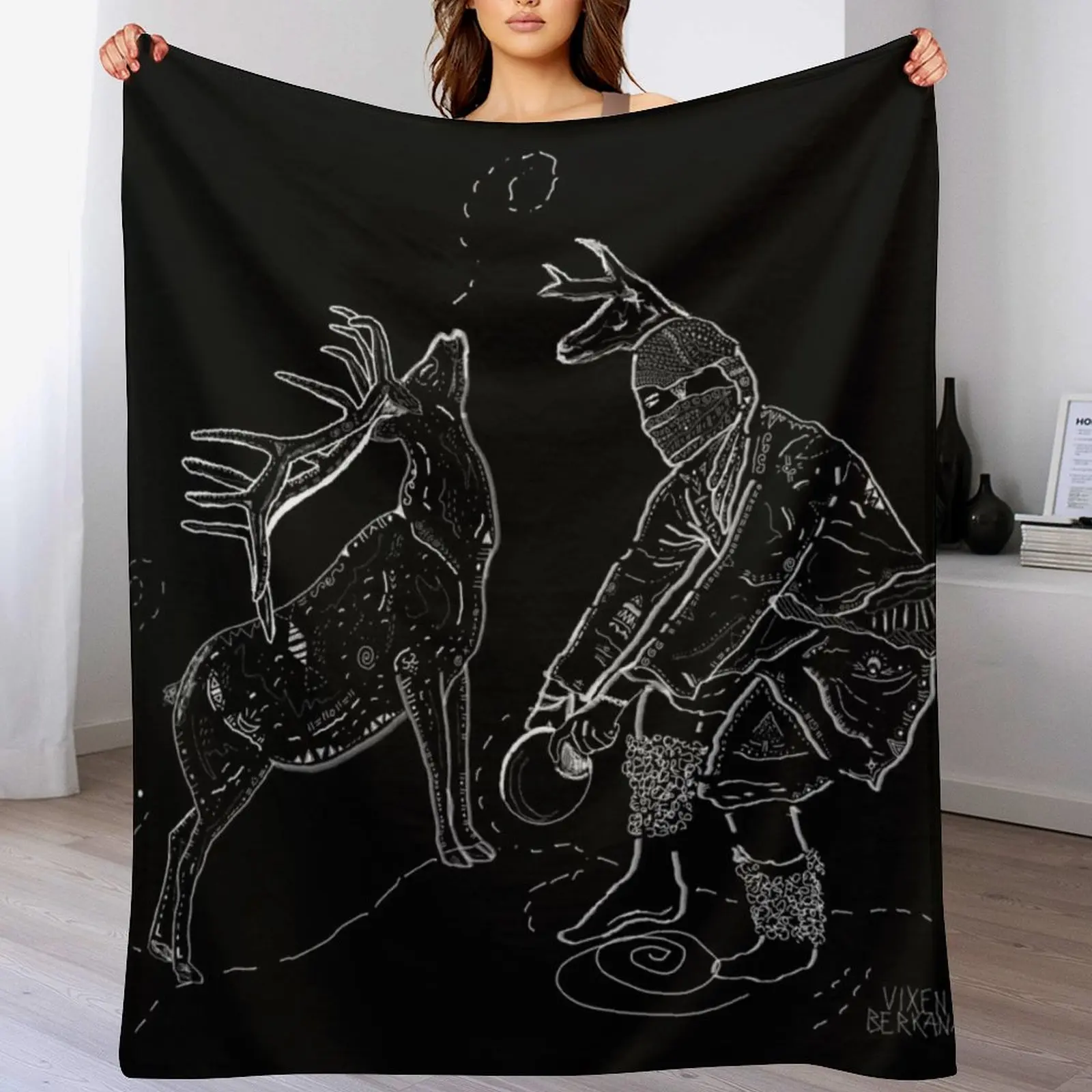Yaqui Deer Dance Throw Blanket Warm Throw Blanket Gift for Anniversary
Yaqui Deer Dance Throw Blanket Warm Throw Blanket Gift for Anniversary