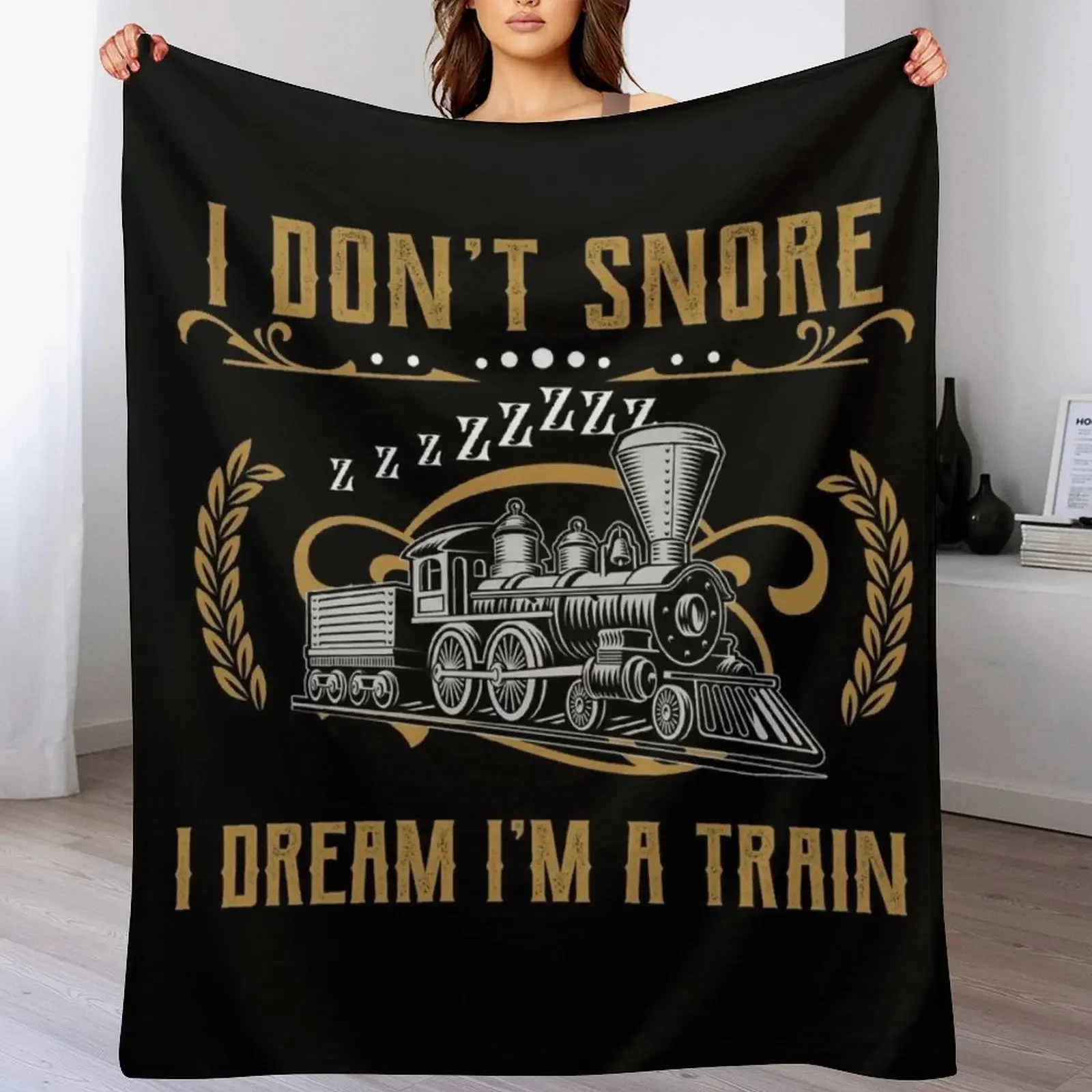 I don't snore i dream i'm a Train - Funny Train Lover Gift Throw Blanket Ultra Soft Flannel Fleece Blanket for All Seasons
I don't snore i dream i'm a Train - Funny Train Lover Gift Throw Blanket Ultra Soft Flannel Fleece Blanket for All Seasons