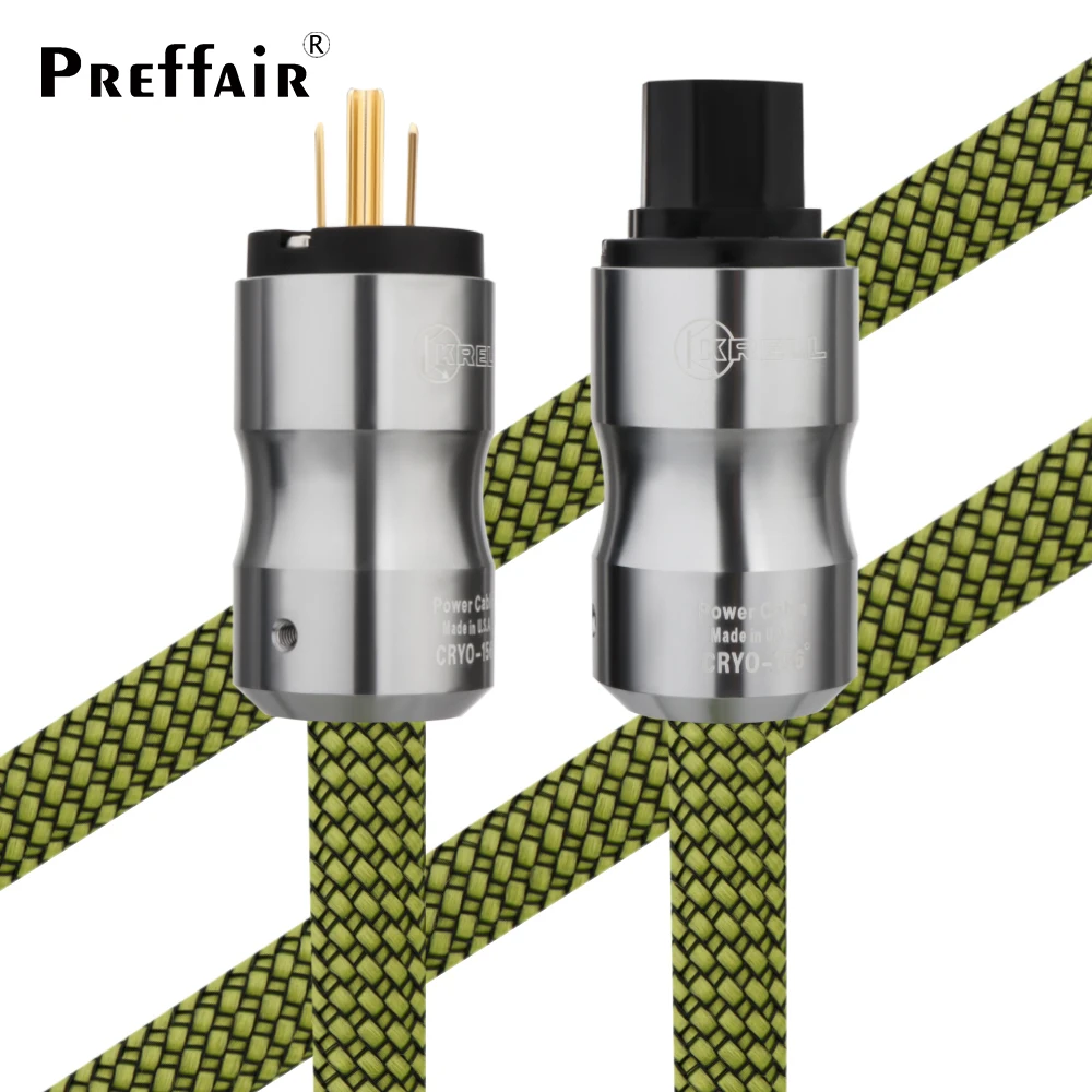 Preffair D503 High End OCC 4 Square Power Cord, AC US Power Cord, Audiophile OCC Power Cord with Gold Plated US Plugs
Preffair D503 High End OCC 4 Square Power Cord, AC US Power Cord, Audiophile OCC Power Cord with Gold Plated US Plugs