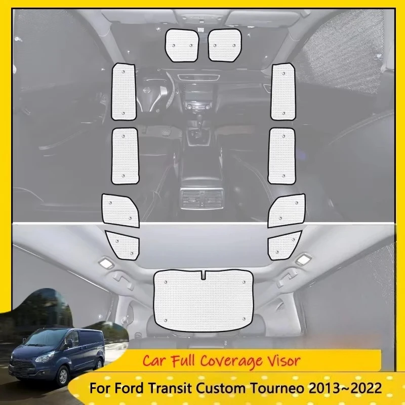For Ford Transit Custom Tourneo 2013~2022 2021 Car Full Coverage Sunshades Protector Windshield Cover Reflective Sun Visor Auto
For Ford Transit Custom Tourneo 2013~2022 2021 Car Full Coverage Sunshades Protector Windshield Cover Reflective Sun Visor Auto