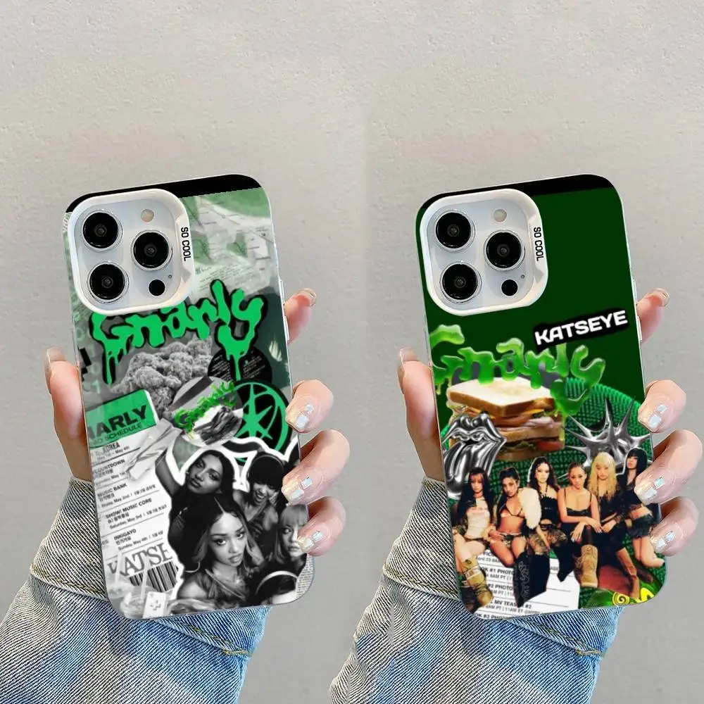 KATSEYE Gnarly Phone Case For iPhone 16,15,14,13,12,11,8,7,Pro,Max,Plus,Mini,XS,SE White Candy Matte Shockproof Green Cover
KATSEYE Gnarly Phone Case For iPhone 16,15,14,13,12,11,8,7,Pro,Max,Plus,Mini,XS,SE White Candy Matte Shockproof Green Cover