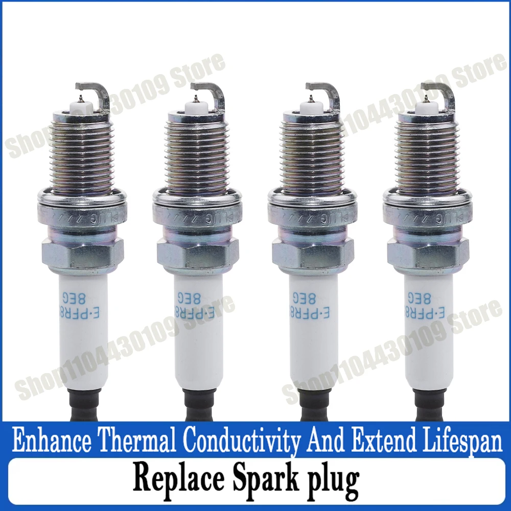 1/4Pcs Iridium Platinum Spark Plug 94460 For AUDI A3 A4 B7/B8 A5 A6 C6/C7 A7 A8 Q3 Q5 Q7 R8 TT SEAT ALTEA 101905611G 101905631G
1/4Pcs Iridium Platinum Spark Plug 94460 For AUDI A3 A4 B7/B8 A5 A6 C6/C7 A7 A8 Q3 Q5 Q7 R8 TT SEAT ALTEA 101905611G 101905631G