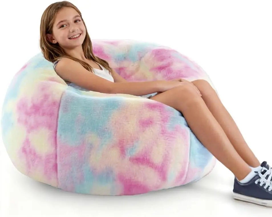 Мягкое пушистое кресло-мешок с чехлом из искусственного меха, с наполнителем из пены с эффектом памяти, для детей и подростков, круглый плюшевый диван для спальни и гостиной
Мягкое пушистое кресло-мешок с чехлом из искусственного меха, с наполнителем из пены с эффектом памяти, для детей и подростков, круглый плюшевый диван для спальни и гостиной