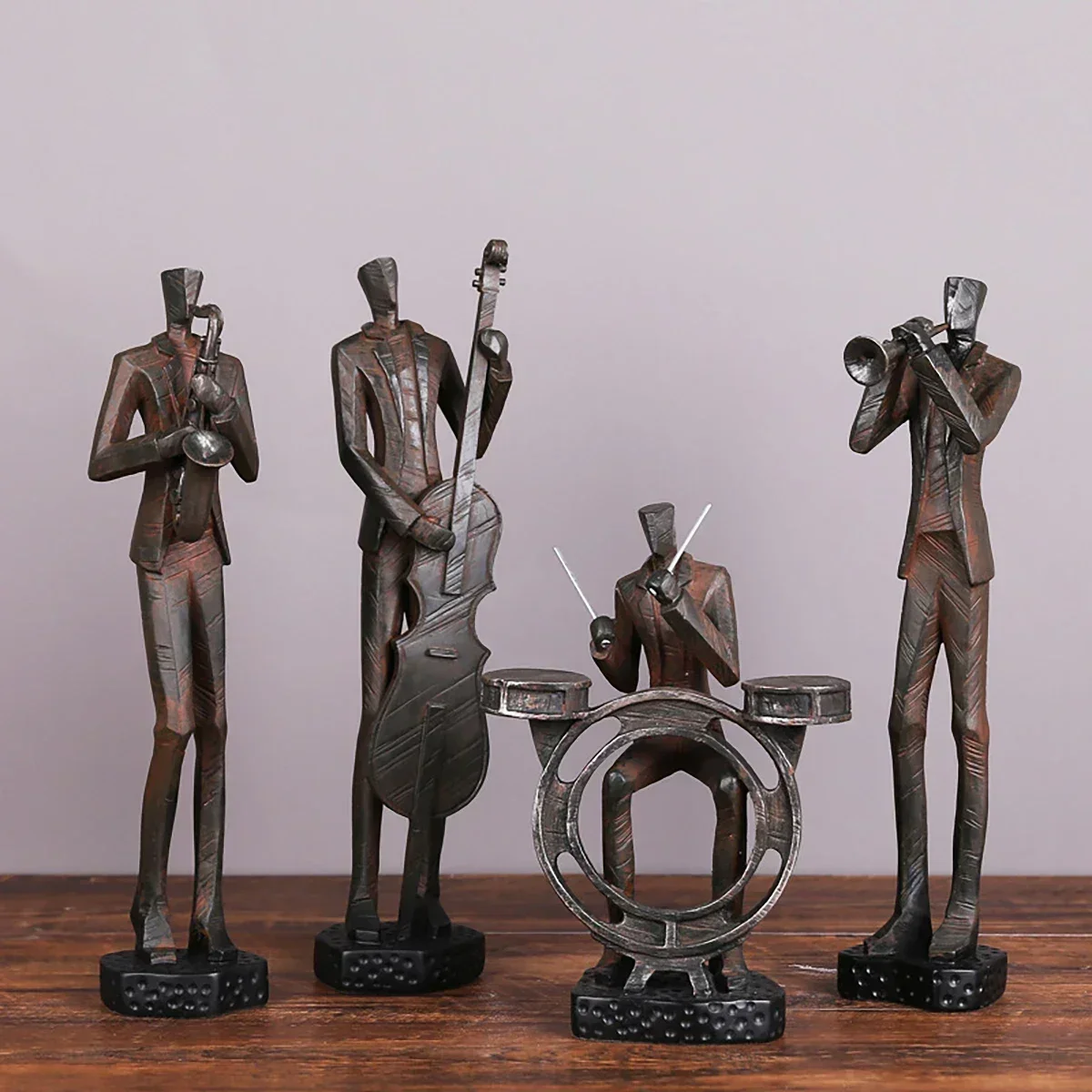 Industrial Style Figurines Band Musician Ornament Neo Modern Decoration Home Decorative Articles Hotel Club Furnishing
Industrial Style Figurines Band Musician Ornament Neo Modern Decoration Home Decorative Articles Hotel Club Furnishing
