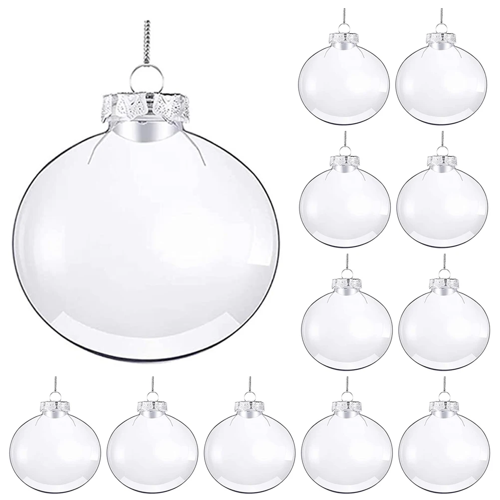 20pcs Clear Flat DIY Hanging naments 60mm Macaron Transparent Hollow Balls Xmas Tree Decor Party Craft Christmas
20pcs Clear Flat DIY Hanging naments 60mm Macaron Transparent Hollow Balls Xmas Tree Decor Party Craft Christmas