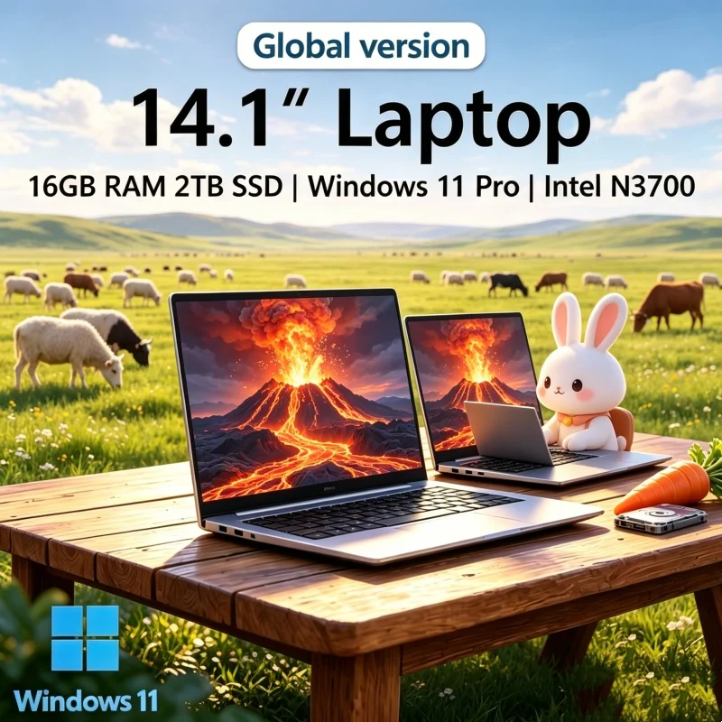 2026 Mystic Narrow 14.1'' Svelte Laptop 16GB RAM SSD Intel N3700 1080P Screen Windows 11 Pro Smart Sober Earnest Ingenious
2026 Mystic Narrow 14.1'' Svelte Laptop 16GB RAM SSD Intel N3700 1080P Screen Windows 11 Pro Smart Sober Earnest Ingenious