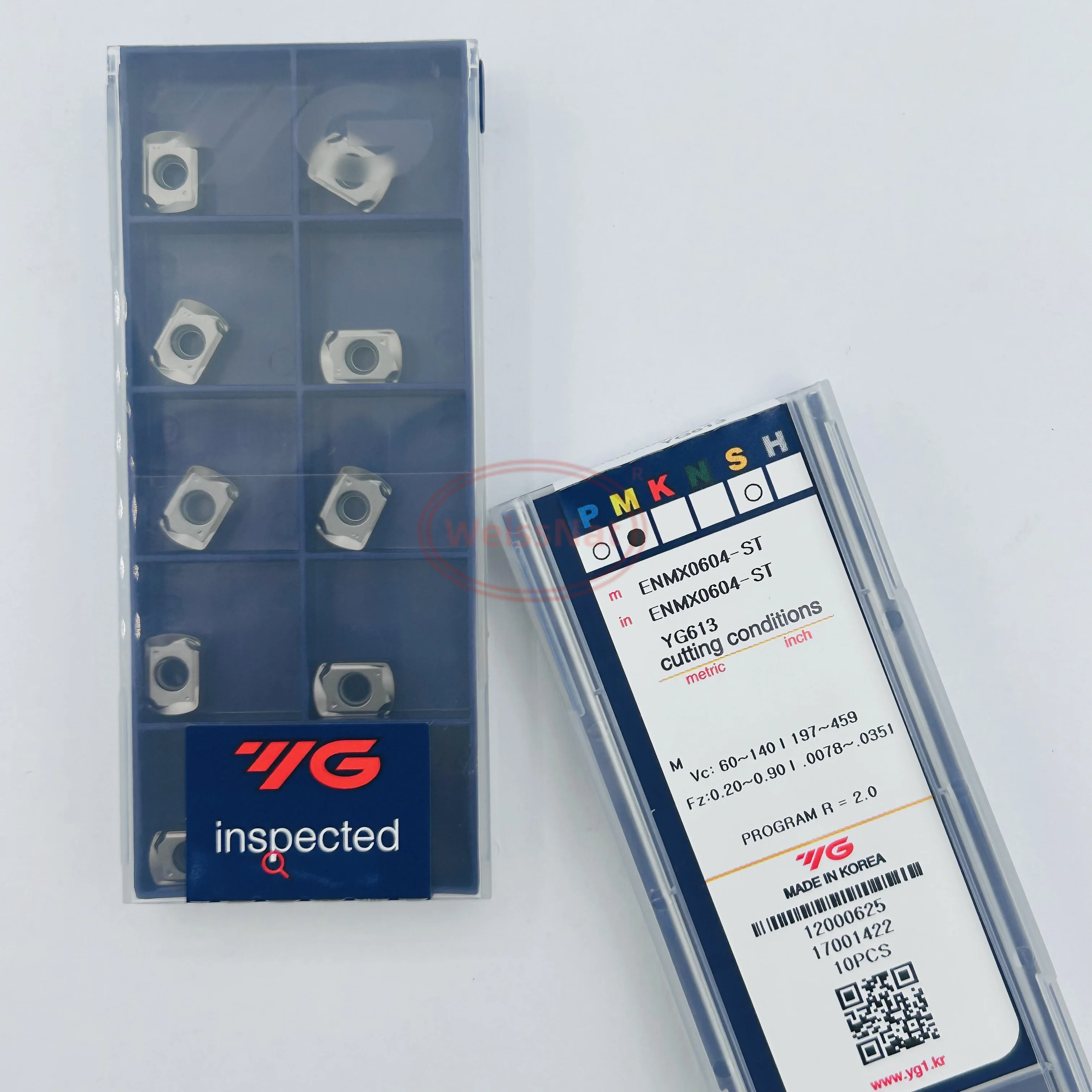 YG-1 ENMX0905-ST ENMX0905-TR ENMX0604-ST ENMX0604-TR ENMX0905 YG613 YG602 YG622 YG012 Carbide Insert ENMX Inserts
YG-1 ENMX0905-ST ENMX0905-TR ENMX0604-ST ENMX0604-TR ENMX0905 YG613 YG602 YG622 YG012 Carbide Insert ENMX Inserts