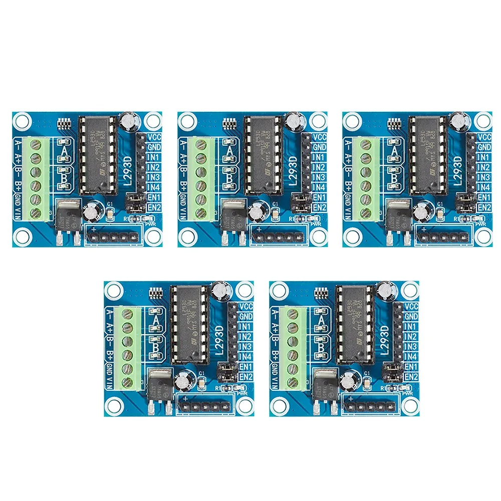ABBH-5 Pcs Mini L293D Motor Drive Expansion Board Mini L293D Motor Drive Module Small Board
ABBH-5 Pcs Mini L293D Motor Drive Expansion Board Mini L293D Motor Drive Module Small Board