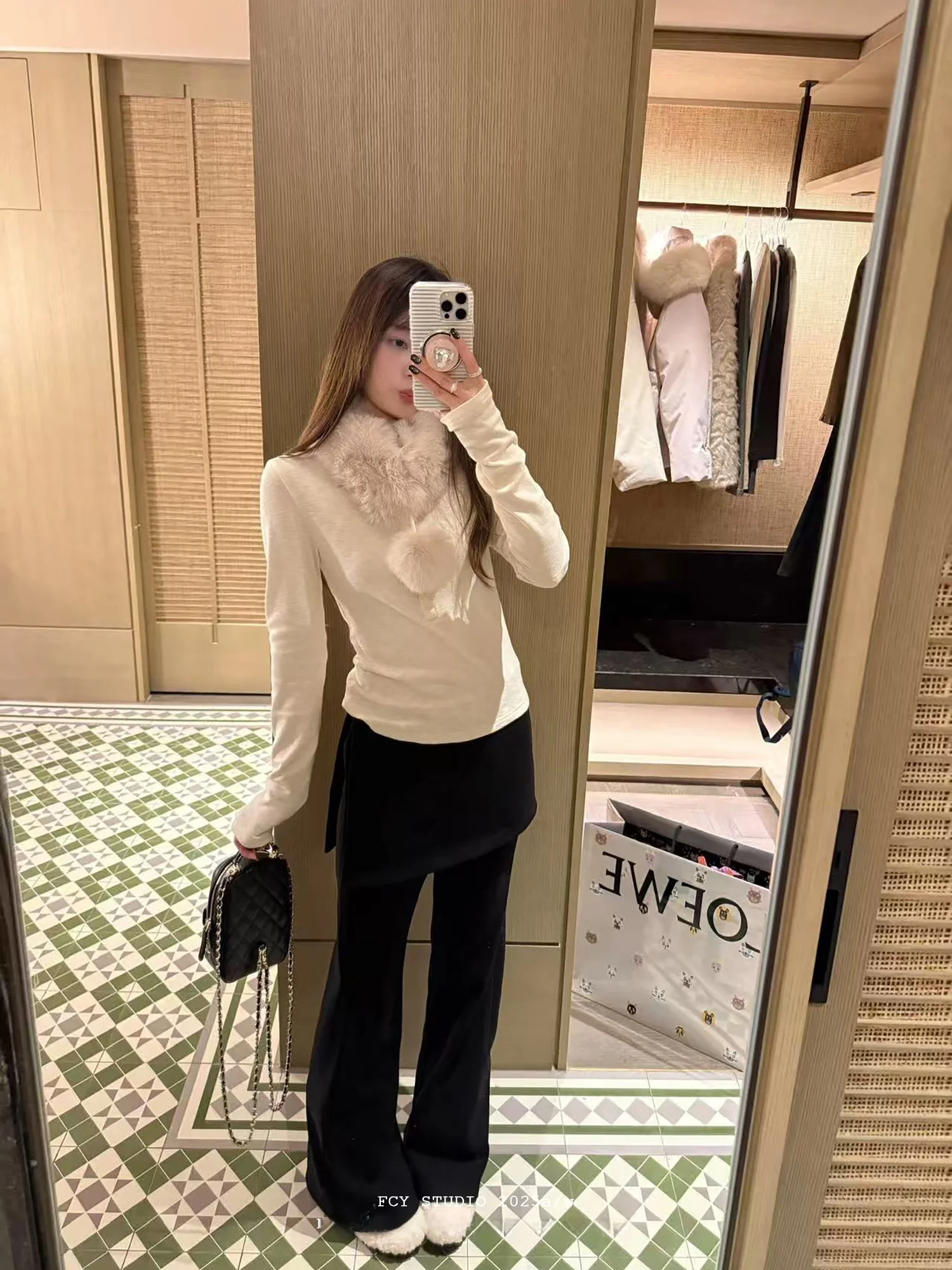 FCY Studio Fleece Lined Split Tummy Control Pants High Waist Casual Pants Women's Winter Fashion Cleanfit Style Other Material
FCY Studio Fleece Lined Split Tummy Control Pants High Waist Casual Pants Women's Winter Fashion Cleanfit Style Other Material