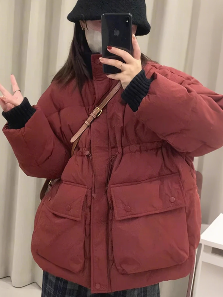 Женская зимняя куртка Ele из вязаного хлопка с пуховым наполнителем, новая модель, в стиле колор-блок, с длинными рукавами, воротником-стойкой, средней длины, на молнии
Женская зимняя куртка Ele из вязаного хлопка с пуховым наполнителем, новая модель, в стиле колор-блок, с длинными рукавами, воротником-стойкой, средней длины, на молнии