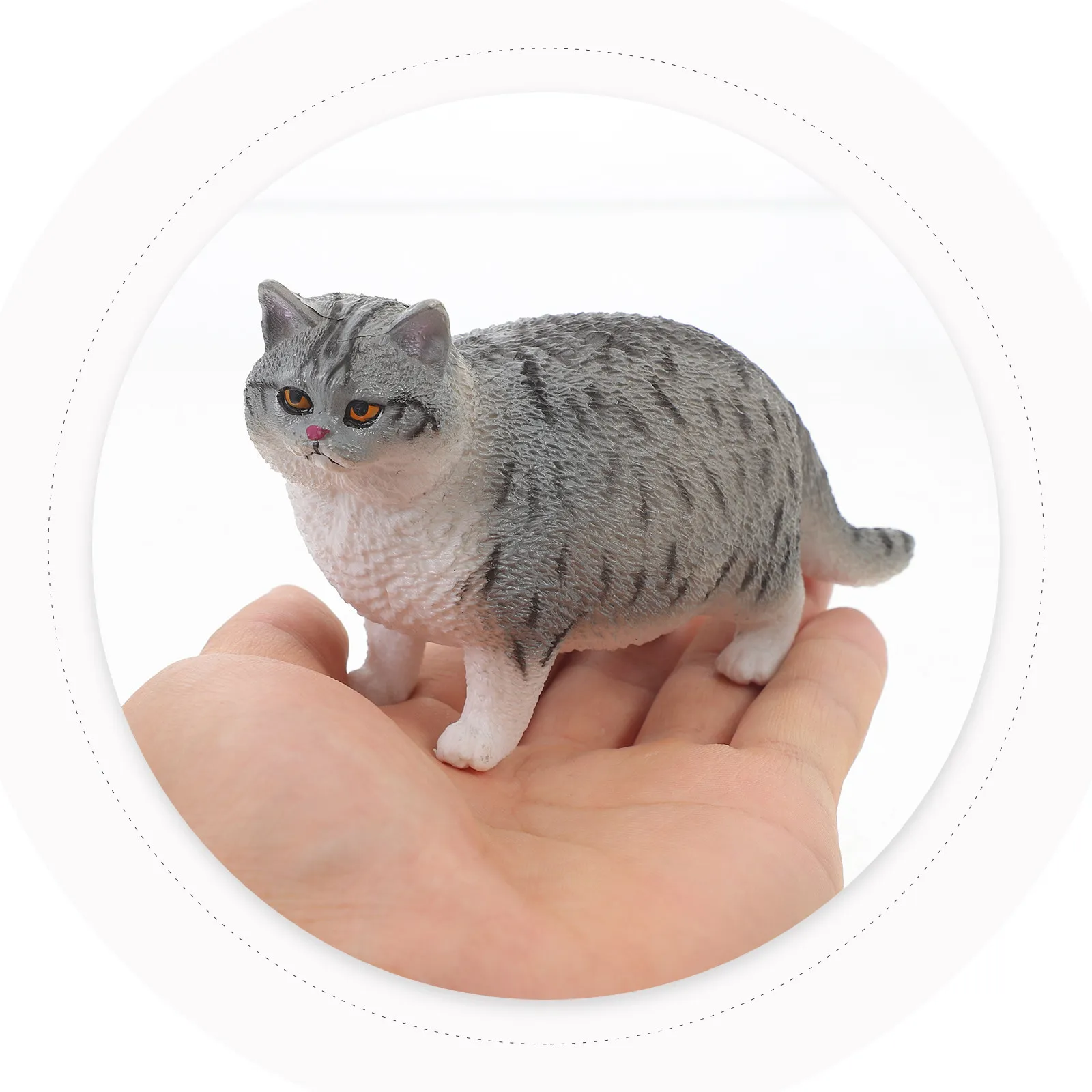 Desktop Cat Adornment Lifelike Design Small Cat Decoration for Tabletop Home Garden Kitten Figurine Desktop Decoration
Desktop Cat Adornment Lifelike Design Small Cat Decoration for Tabletop Home Garden Kitten Figurine Desktop Decoration