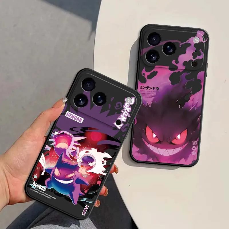 Cartoon P-Pokemones G-Gengars For Apple iPhone 17 Air 16 16E 15 14 13 12 11 Pro Max Plus Black Soft TPU Cover Phone Case
Cartoon P-Pokemones G-Gengars For Apple iPhone 17 Air 16 16E 15 14 13 12 11 Pro Max Plus Black Soft TPU Cover Phone Case